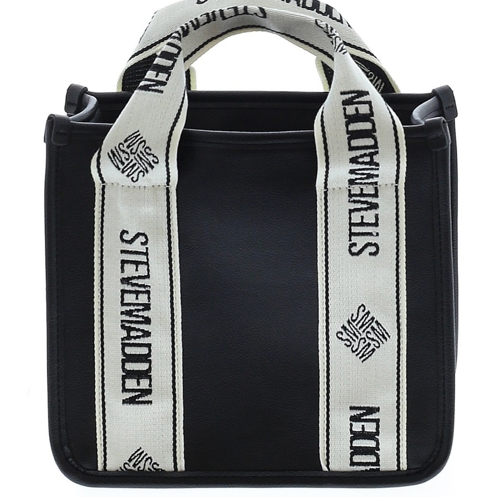 Steve Madden Black and White Tote Bag - Picture 3 of 6